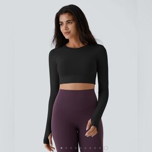 BNWT Halara Yoga Long Sleeve Crop Top